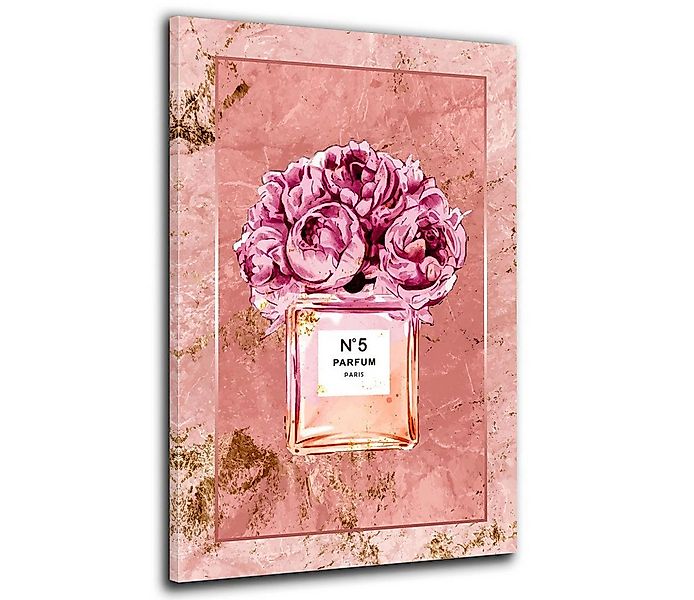 Artedinoi Leinwandbild Parfüm-Flasche Pop Art Wandbild Leinwandbild Deko Ku günstig online kaufen