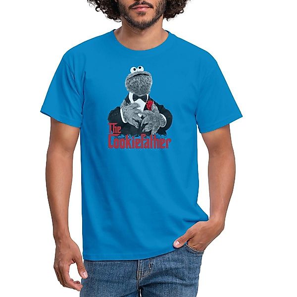 Spreadshirt T-Shirt Sesamstraße Krümelmonster The Cookiefather günstig online kaufen