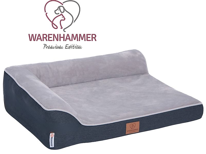Warenhammer Tierbett Orthopädisches Premium Hundebett, flauschig günstig online kaufen