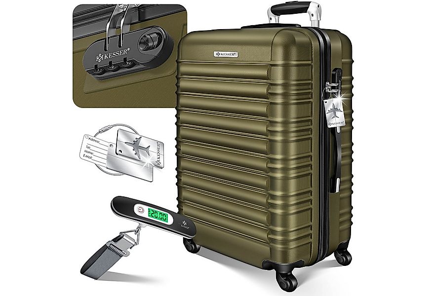 KESSER Hartschalen-Trolley Reisekoffer 120L Koffer Inkl. Kofferwaage + Gepä günstig online kaufen