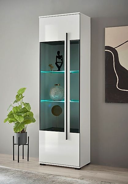 INOSIGN Vitrine "Cantara, Vitrinenschrank in Eiche Evoke oder weiß, Standvi günstig online kaufen