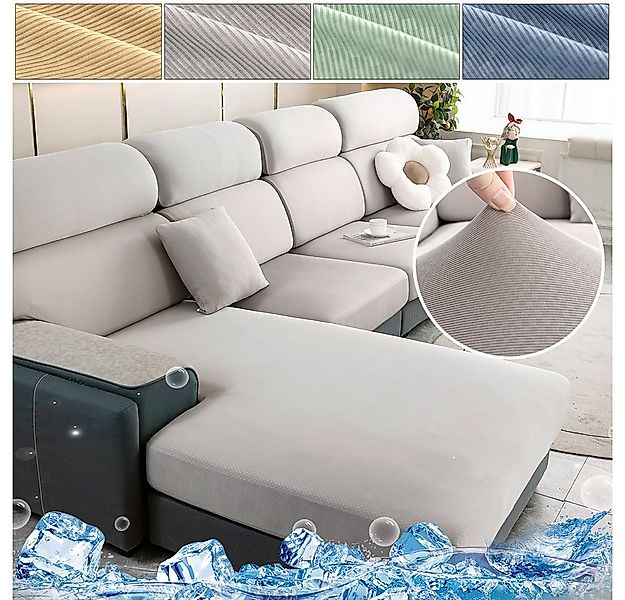 Jibenhome Sofahusse Sofa überzug 3 Sitzer, Sitzkissenbezug für Couch Stretc günstig online kaufen
