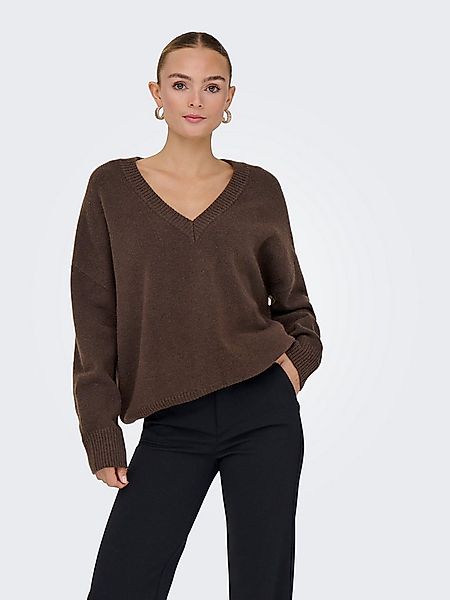 ONLY V-Ausschnitt-Pullover ONLMARI LS LOOSE V-NECK KNT günstig online kaufen
