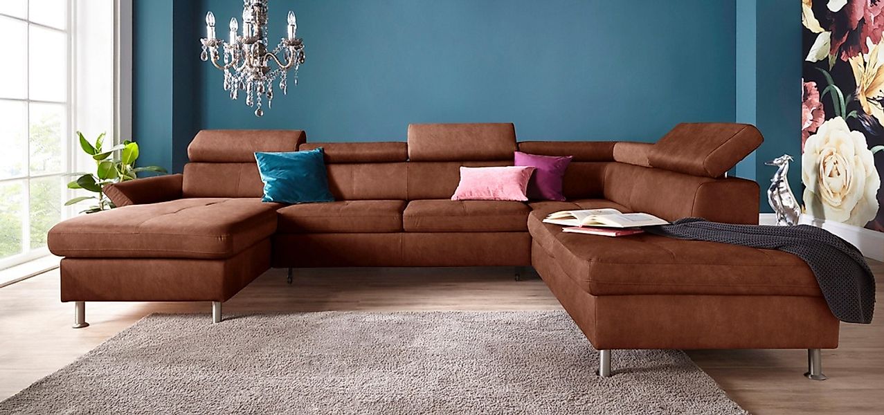 exxpo - sofa fashion Wohnlandschaft "Maretto, bequem und komfortabel, viel günstig online kaufen