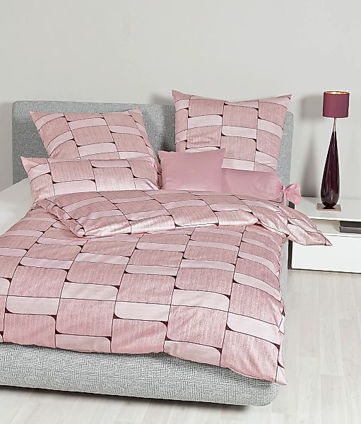 Janine Bettwäsche "MILANO 45055" 2 Stk. tlg. mit Reißverschluss günstig online kaufen