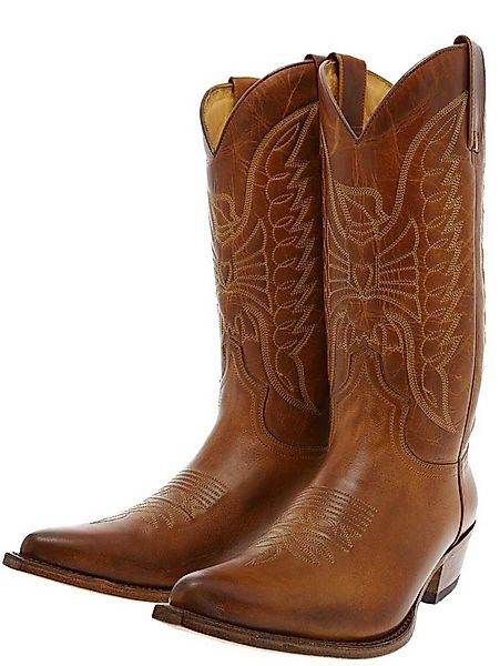 Sendra Boots PICO WEST Braun Cowboystiefel Rahmengenähter Herren Westernsti günstig online kaufen