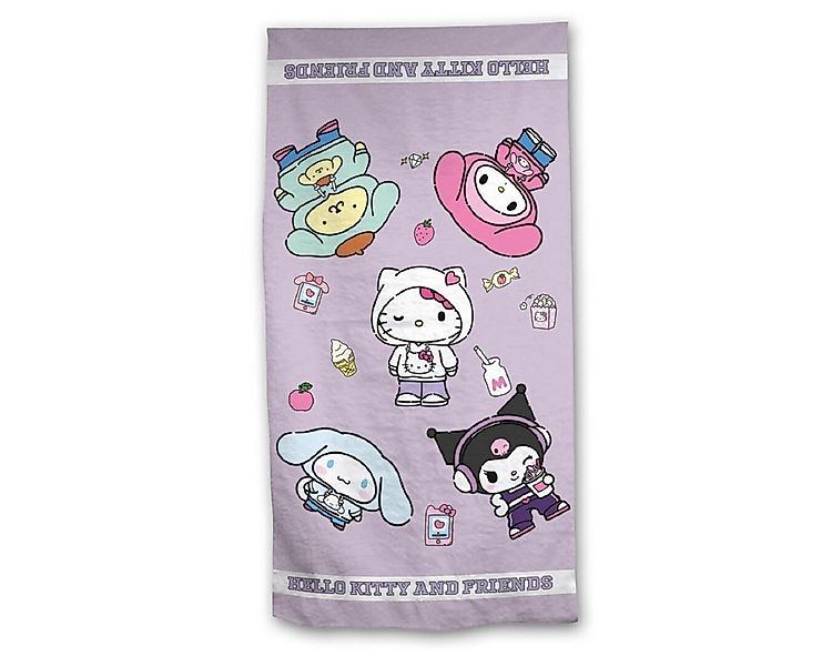 Hello Kitty Strandtuch Strandtuch 170x90 cm Weiches Badehandtuch für Fans günstig online kaufen