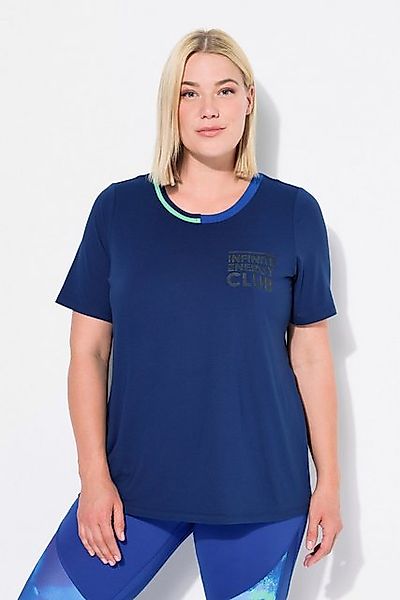 Ulla Popken T-Shirt Funktionsshirt schnelltrocknend Rundhals günstig online kaufen