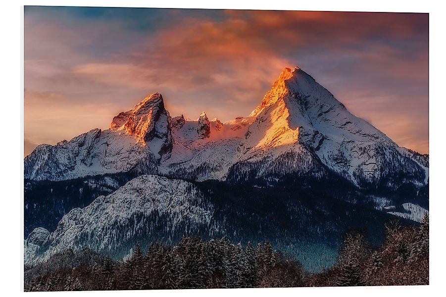 Posterlounge Poster Dieter Meyrl, Alpenglühen am günstig online kaufen