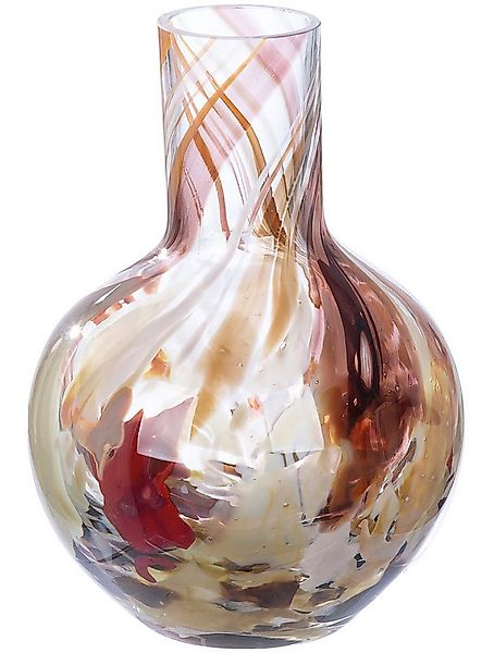 GILDE Tischvase Vase Roslin Höhe ca. 21 cm (1 St), Europäische Handarbeit, günstig online kaufen