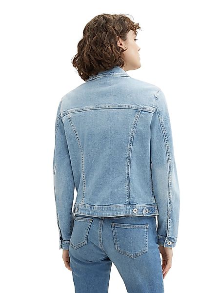 Tom Tailor Denim Damen Jeansjacke EASY DENIM JACKET - Regular Fit günstig online kaufen
