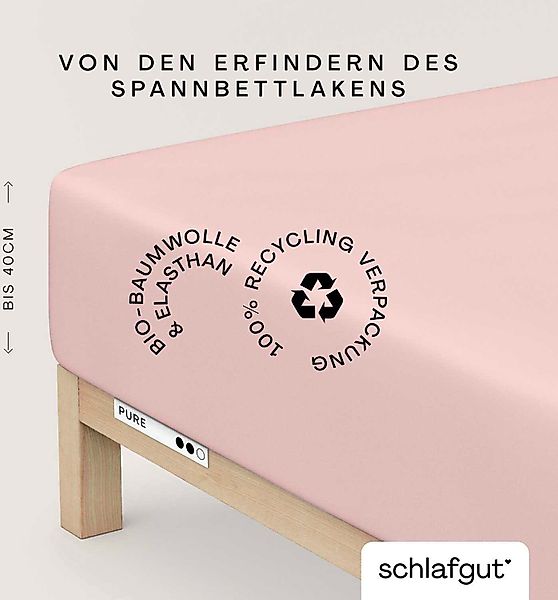 Schlafgut Spannbettlaken PURE BOXSPRING in Gr. günstig online kaufen