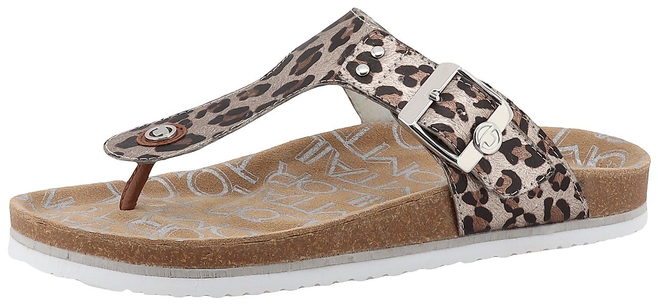 TOM TAILOR Zehentrenner, Sommerschuh, Dianette, Flats günstig online kaufen