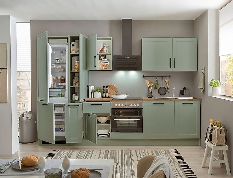 BASIC by Balculina Küchenzeile "Marsi" Breite 310 cm, wahlweise mit E-Gerät günstig online kaufen