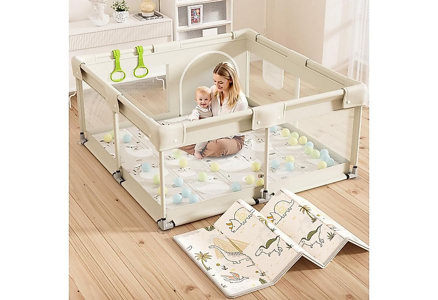 MC Star Laufstall Baby 120 x 120 cm (ideal für den Innenbereich, Großer Bab günstig online kaufen