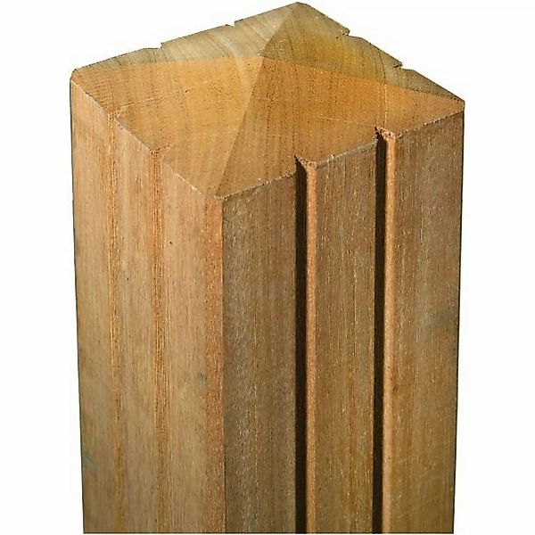 T & J Zaunpfosten Adamas Bangkirai 9 x 9 x 190 cm günstig online kaufen