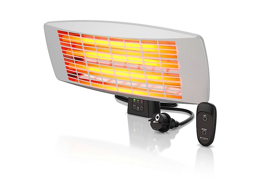Brandson Wickeltisch-Heizstrahler mit Wandhalterung & Fernbedienung, Infrar günstig online kaufen