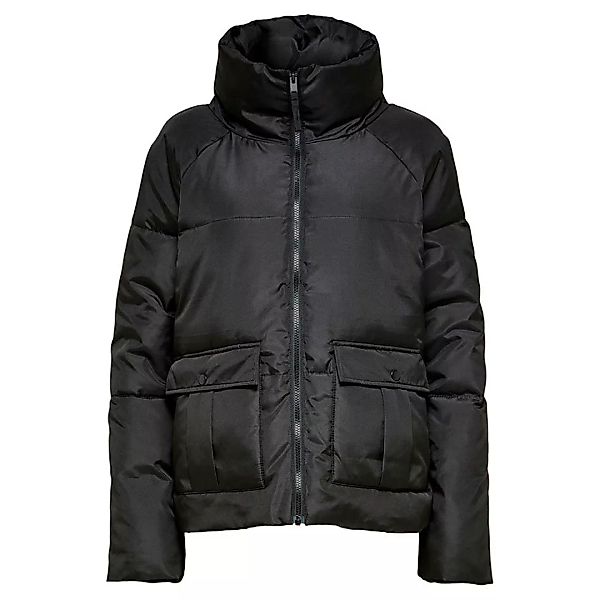 SELECTED Hoher Kragen Puffer- Jacke Damen Schwarz günstig online kaufen