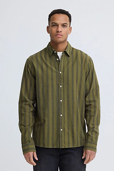 Blend Langarmhemd "BHDaris" Gestreiftes Langarmhemd mit klassischem Hemdkra günstig online kaufen