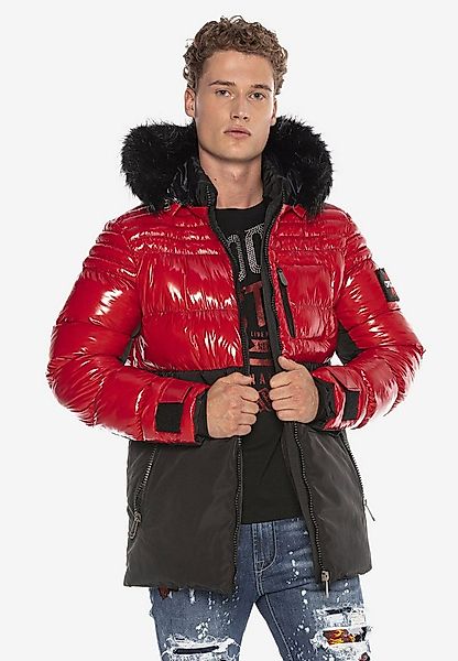 Cipo & Baxx Parka Jacke im Kontrastdesign günstig online kaufen