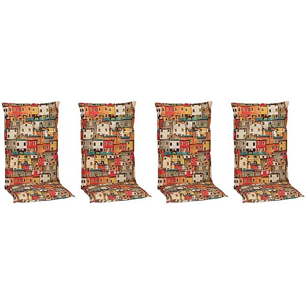 Beo Sitzauflage Hochlehner Tours 4er-Set mit Hausdesign günstig online kaufen