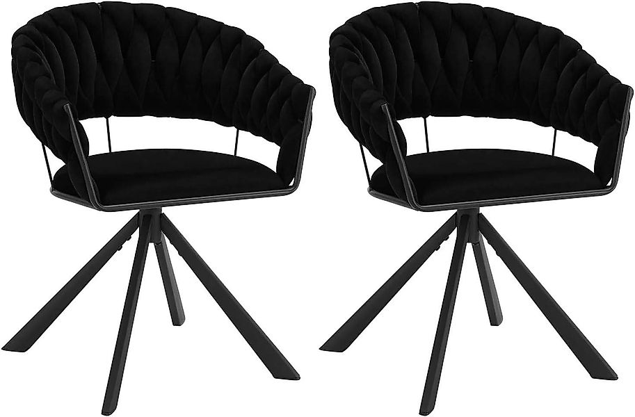 EUGAD Esszimmerstuhl (2 St), drehbar, modern, günstig online kaufen