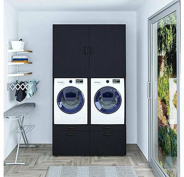 Roomart Waschmaschinenumbauschrank (Waschmaschinenschrank mit Schrankaufsät günstig online kaufen