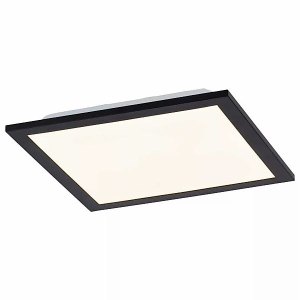 Just Light Deckenleuchte Flat 14740-18 schwarz Opal Aluminium B/H/L: ca. 29 günstig online kaufen