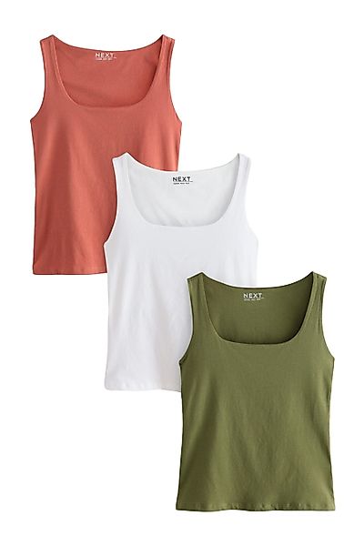 Next Shirttop Top mit eckigem Ausschnitt günstig online kaufen