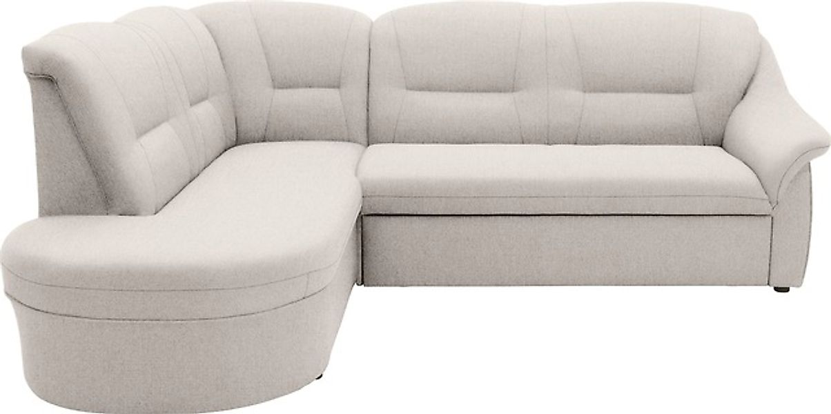 DOMO collection Ecksofa »Faenza für kleine Räume, Stellmaße 232,176cm, komf günstig online kaufen