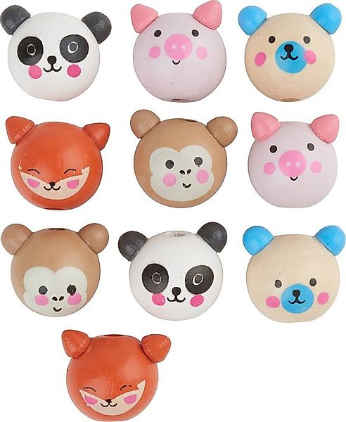 Folia Dekofigur Cute Animal (10 St), 10 Stück günstig online kaufen