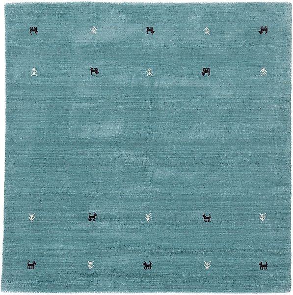 carpetfine Wollteppich "Gabbeh-Uni" quadratisch 15 Höhe reine Wolle, handge günstig online kaufen