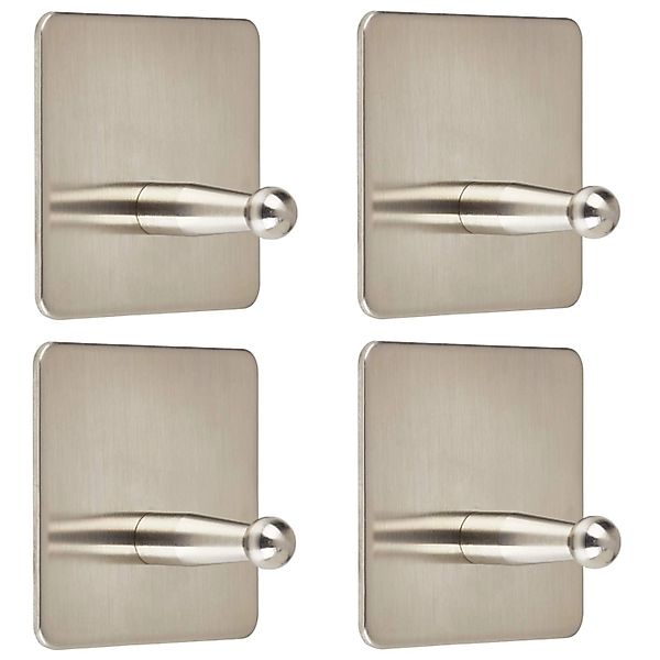 SOTECH 4er Set Garderobenhaken ARIA I Edelstahl Selbstklebend günstig online kaufen