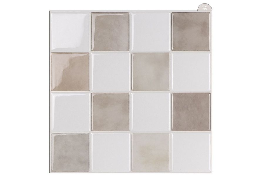 Coonoor Küchenrückwand selbstklebend Fliesenaufkleber Klebefliesen Wandflie günstig online kaufen