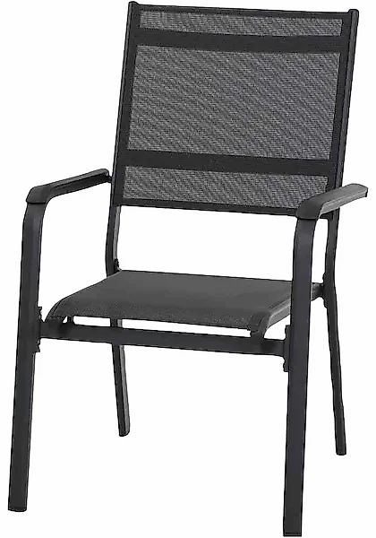 Siena Garden Stapelsessel Tesoro Alu Zerlegt 68 cm x 62,5 cm x 98 cm Anthra günstig online kaufen