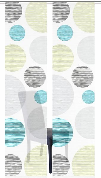 Vision S Schiebegardine "2ER SET BORDEN" Paneelwagen 2 Stk. tlg. HxB: 260x6 günstig online kaufen