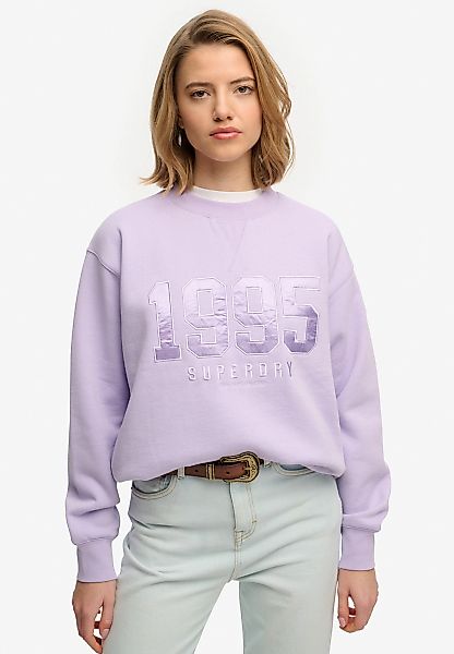 Superdry Sweatshirt "VARSITY SATIN APPLIQUE CREW" günstig online kaufen