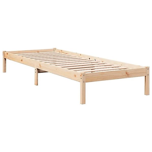 vidaXL Massivholzbett Extra Lang ohne Matratze 100x220 cm Kiefernholz 85241 günstig online kaufen