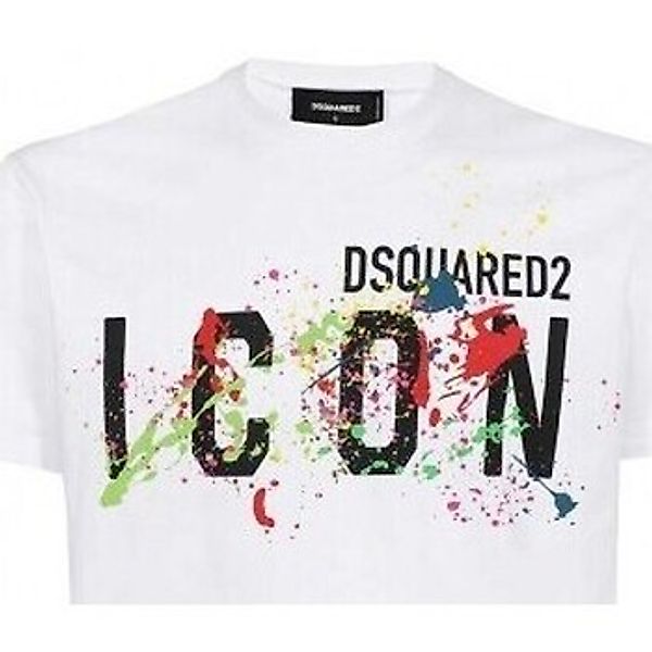 Dsquared  T-Shirts & Poloshirts T-Shirt Icon Homme blanc günstig online kaufen
