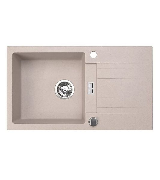 inter Granitspüle Küchenspüle Granit Siphon Einbauspüle Spüle Granit 76x44 günstig online kaufen