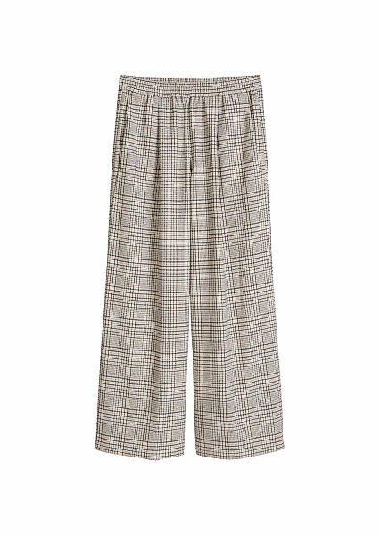 Marc OPolo DENIM Schlupfhose karierte Hose wide mit recyceltem Polyester, e günstig online kaufen