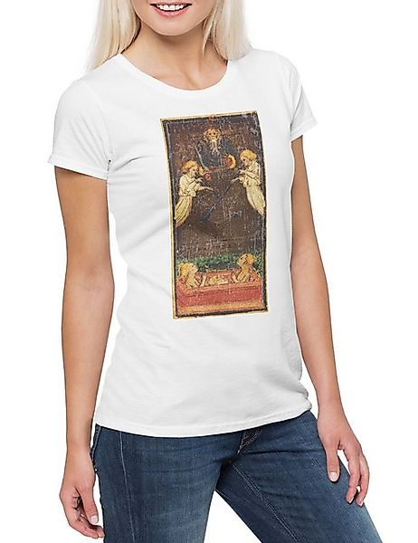 Urban Backwoods Print-Shirt Tarot Arcanum Judgement Damen T-Shirt Karte Kar günstig online kaufen
