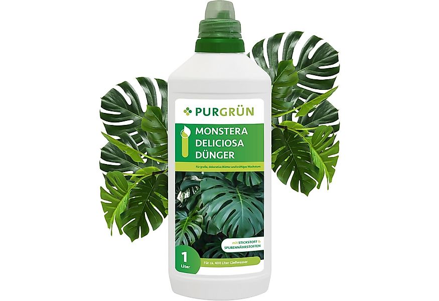 Purgrün Universaldünger Monstera-Deliciosa-Dünger, NPK 7+3+6, für grüne Blä günstig online kaufen