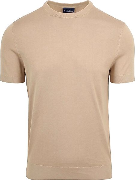 Suitable Knitted T-shirt Beige - Größe XXL günstig online kaufen