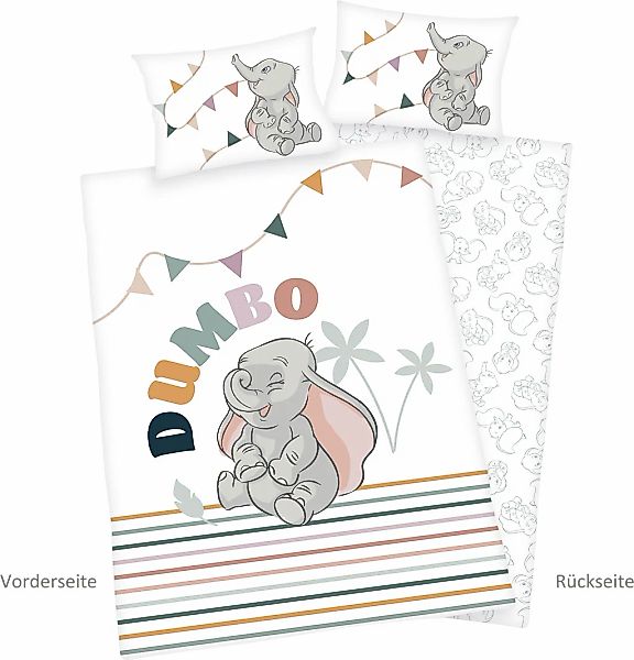 Disney Babybettwäsche "Disney´s Dumbo" mit liebevollem Motiv günstig online kaufen