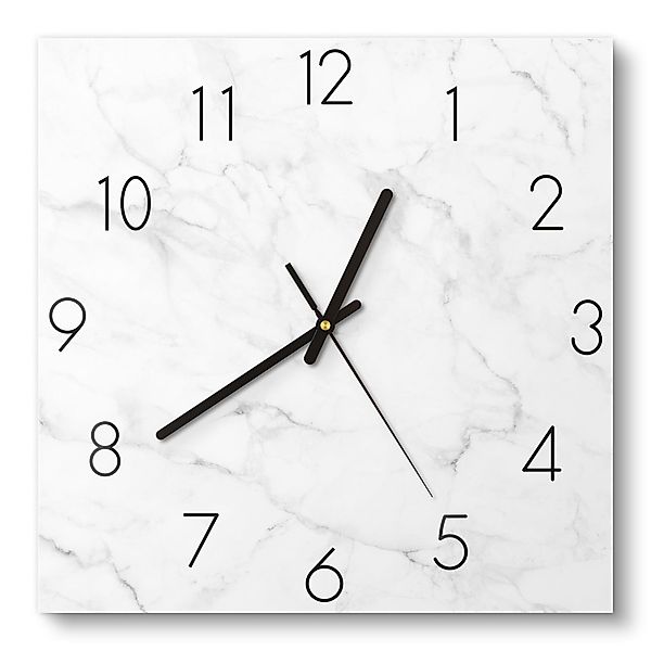 DEQORI Wanduhr 'Marmorplatte im Detail' (Glas günstig online kaufen