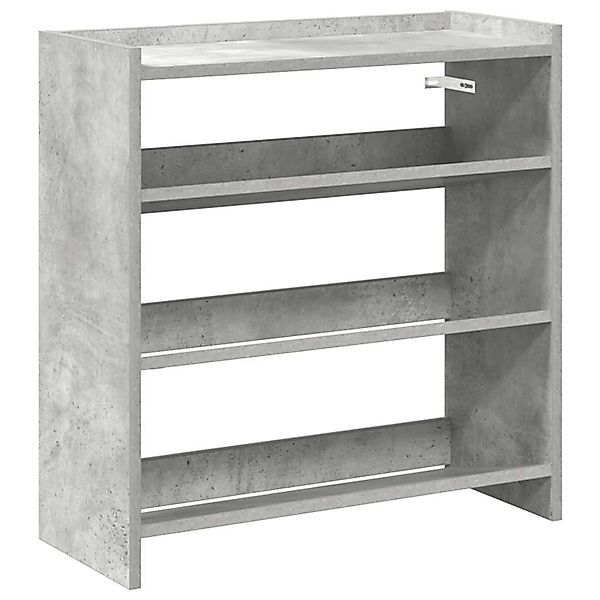 vidaXL Schuhregal Betongrau 60x25x62 cm Holzwerkstoff 859890 günstig online kaufen