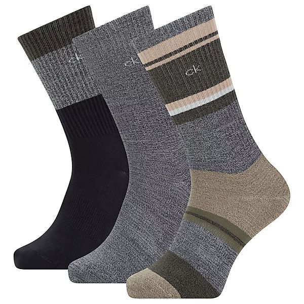Calvin Klein Sustainable Casual Crew Brady Socken 3 Paare One Size Green Co günstig online kaufen