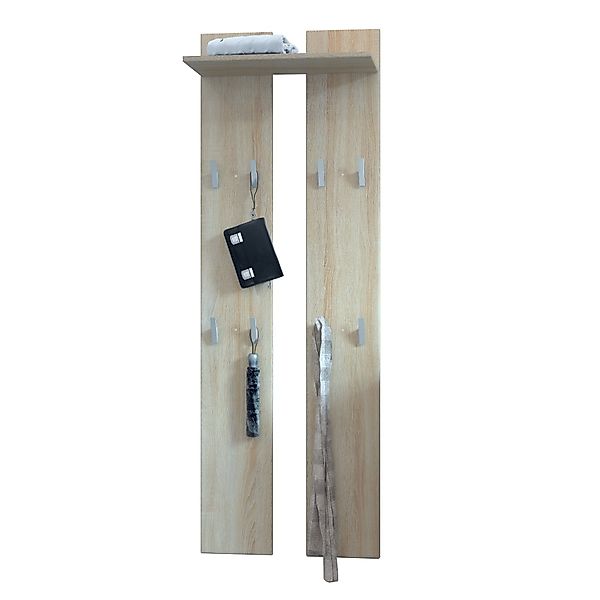 Vladon Garderobenpaneel Wandpaneel 170 (Garderobenpaneel, bestehend aus 2 P günstig online kaufen