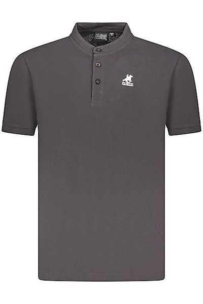 U.S. GRAND POLO Poloshirt Elegantes Herren Kurzarm-Poloshirt Schwarz mit günstig online kaufen